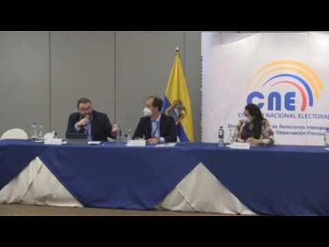The presidential elections in Ecuador show the political division in the country