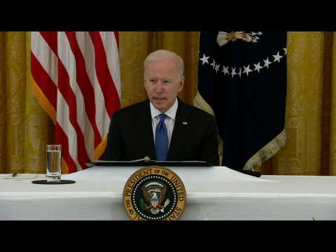 President Joe Biden holds first cabinet meeting at the White House