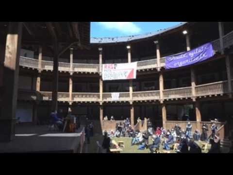 Artists occupy the Globe Theater in Rome and demand help