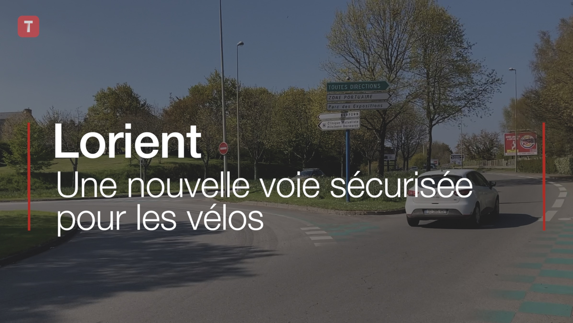 Lorient. Une nouvelle voie sécurisée pour les vélos (Le Télégramme)