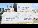 Aid supplies from Australia for flood victims arrive in East Timor