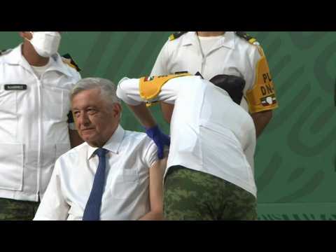 Mexico's president is vaccinated against Covid