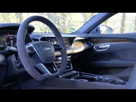 Audi e-tron GT Interior Design in Kemora Grey