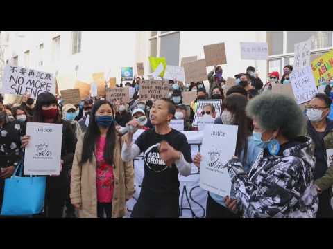 Asian organizations in San Francisco protest against racial discrimination