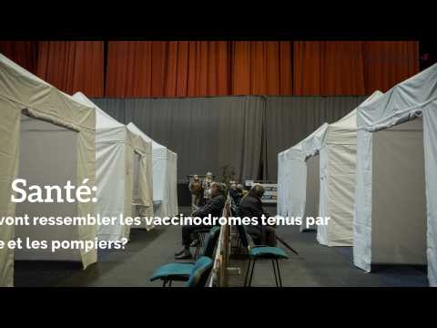 Santé: à quoi vont ressembler les vaccinodromes tenus par l’armée et les pompiers?