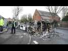 Cleanup underway in Belfast after another night of rioting - Label : AFPTV - First images - Category : News