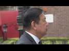 Arrival of the Myanmar ambassador to the London embassy