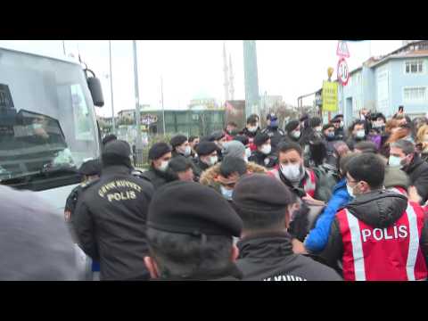 Istanbul police detain dozens in demo over Bogazici university students