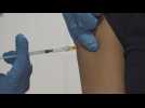 Footage of Covid-19 vaccination centre in Rome