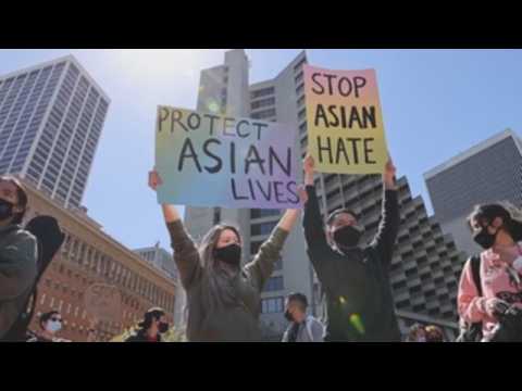 Asian Americans, Pacific Islanders protest against racism in San Francisco