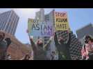 Asian Americans, Pacific Islanders protest against racism in San Francisco