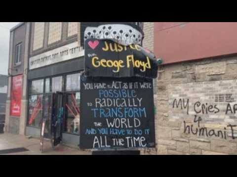 Street corner in Minneapolis turns into symbol of resistance against police violence