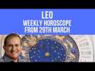 Leo Weekly Horoscope from 29th March 2021
