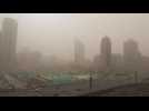 Beijing wakes up with thick smog from second sandstorm