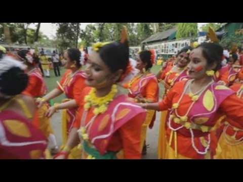 Holi celebrations in Kolkata