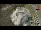 Controlled demolition of 80 year-old German coal power plant