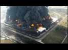 Massive blaze breaks out at Indonesian oil refinery