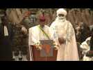 Niger's newly-elected president Mohamed Bazoum is sworn into office