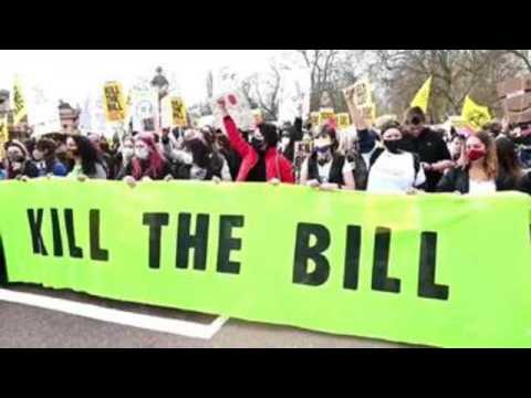 'Kill The Bill' protest in London to defend right to protest