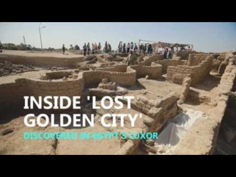 Inside 'Lost golden city' discovered in Egypt's Luxor