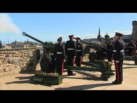 Gun salutes fired in Edinburgh in tribute to Prince Philip