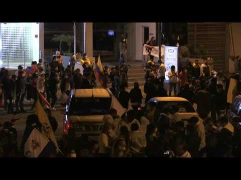 Celebrations in Ecuador's capital as Lasso wins presidency