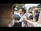 Hundreds of students, journalists released from prison in Yangon