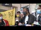 Hong Kong veteran activists arrive at court for huge protest sentencing