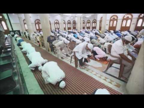 Muslims attend first Friday prayers of Ramadan in India