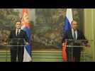 Russian Foreign Minister Lavrov meets with Serbian counterpart Selakovic