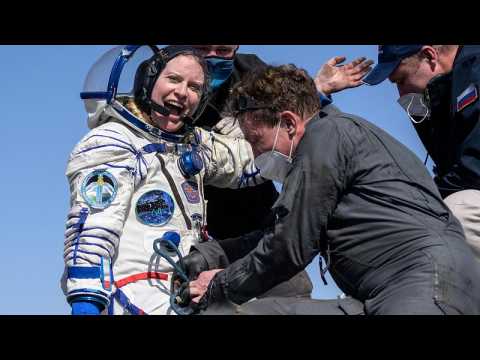 Astronauts return from ISS, land on Kazakh steppe