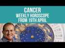 Cancer Weekly Horoscope from 19th April 2021