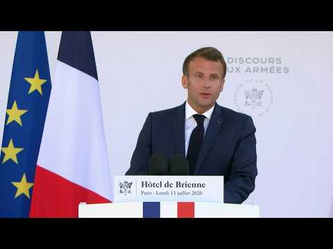 Macron addresses military community ahead of Bastille Day