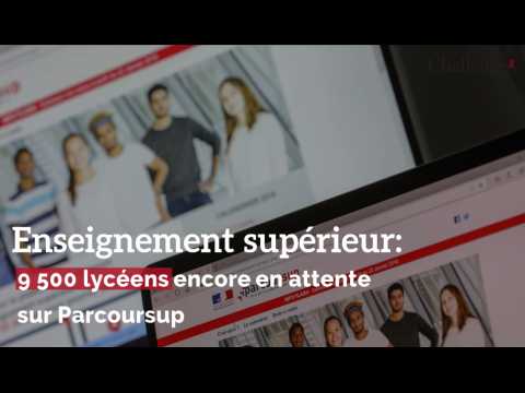 Enseignement supérieur: 9 500 lycéens encore en attente de Parcoursup