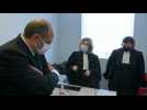 France's new justice minister Dupond-Moretti visits Palace of Justice in Paris