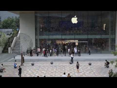 Apple opens largest store in Asia-Pacific amid trade war