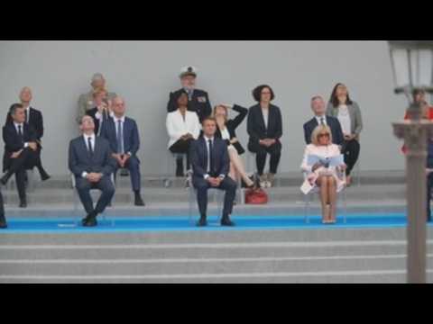 Paris holds military parade for Bastille Day