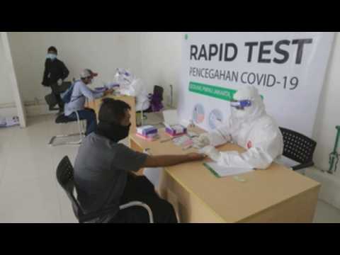 Indonesia rolls out more rapid COVID-19 testing sites