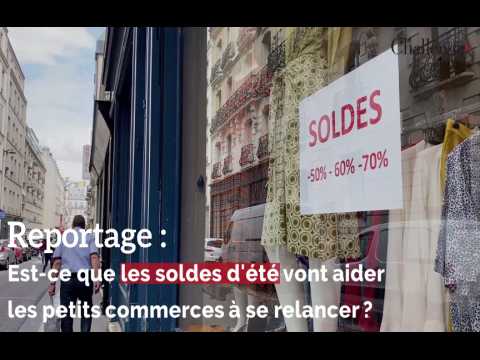 Reportage: Est que les soldes d'été vont aider les petits commerces à se relancer ?