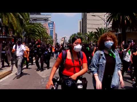 Women in Mexico march for abortion rights