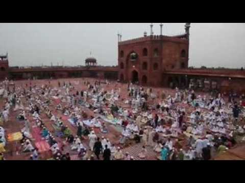 New Delhi Muslims celebrate Eid Al-Adha