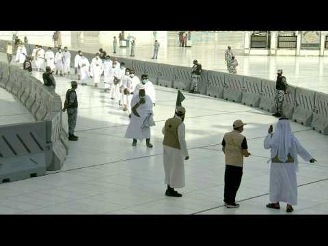 Mecca: Muslims begin arriving for a downsized hajj pilgrimage