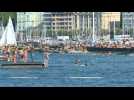 People cool off at Lake Geneva as temperatures soar in Switzerland - Label : AFPTV - First images - Category : News