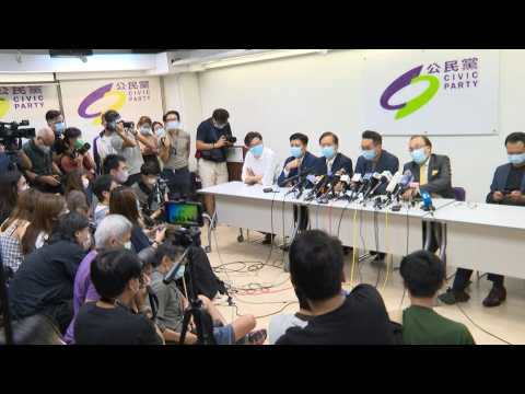 Hong Kong pro-democracy Civic Party candidates barred from election