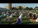 Muslims pray to celebrate Eid outside Paris - Label : AFPTV - First images - Category : News