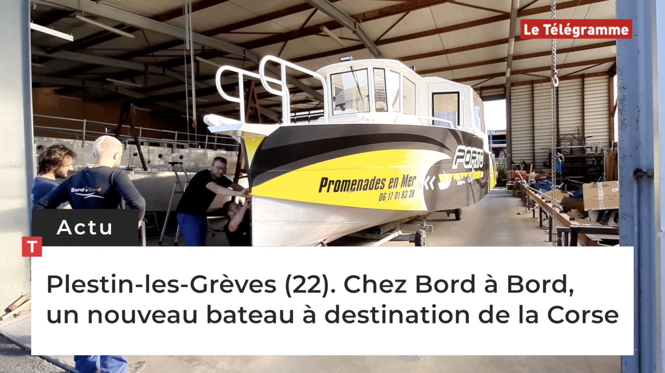 Plestin-les-Grèves (22). Chez Bord à Bord, un nouveau bateau à destination de la Corse (Le Télégramme)