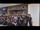 New York-based burger chain Shake Shack opens its 1st restaurant in Beijing
