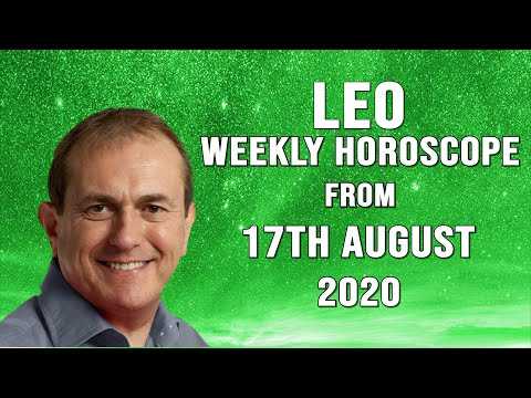 Leo Weekly Horoscope from 17th August 2020