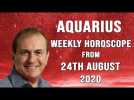 Aquarius Weekly Horoscope from 24th August 2020