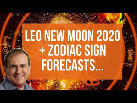 Leo New Moon 19th August + Zodiac Forecasts 
